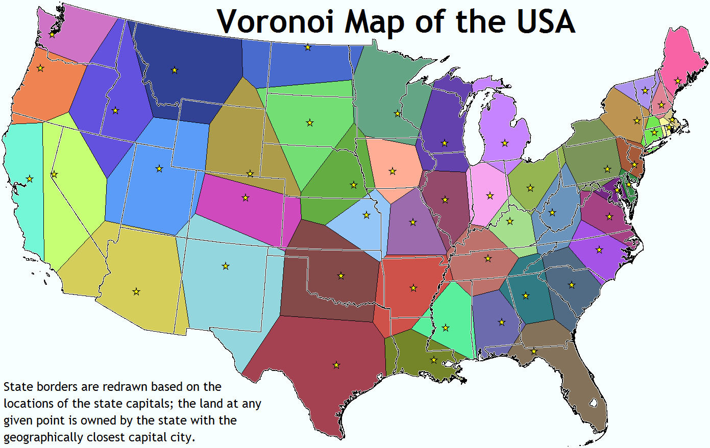 U.S. map plot